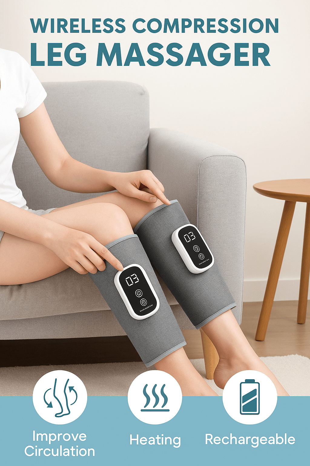 LifeVerte Flow Leg Massage and Compression 2.0